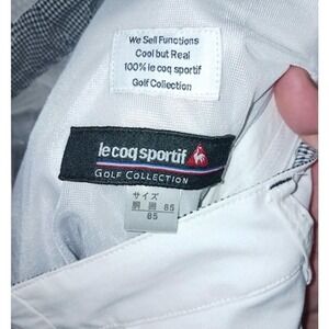 Le Coq Sportif Men's White Golf Dress Pants Size M 32 Inseam EUC classic vintage